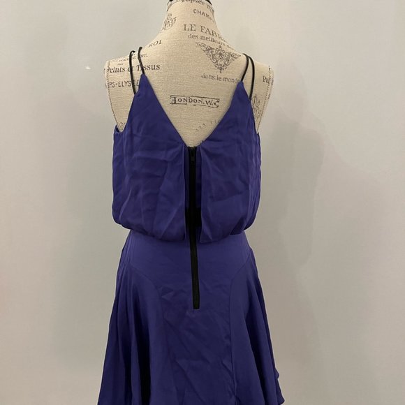 MILLY Purple Flowy Dress - Picture 3 of 4